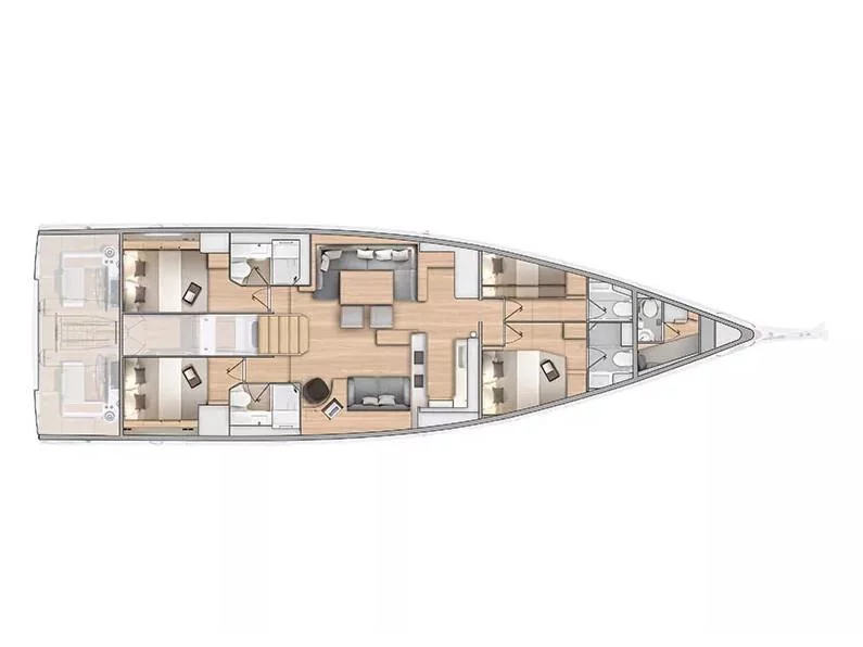 Oceanis 60 (Scorpio III) Plan image - 1