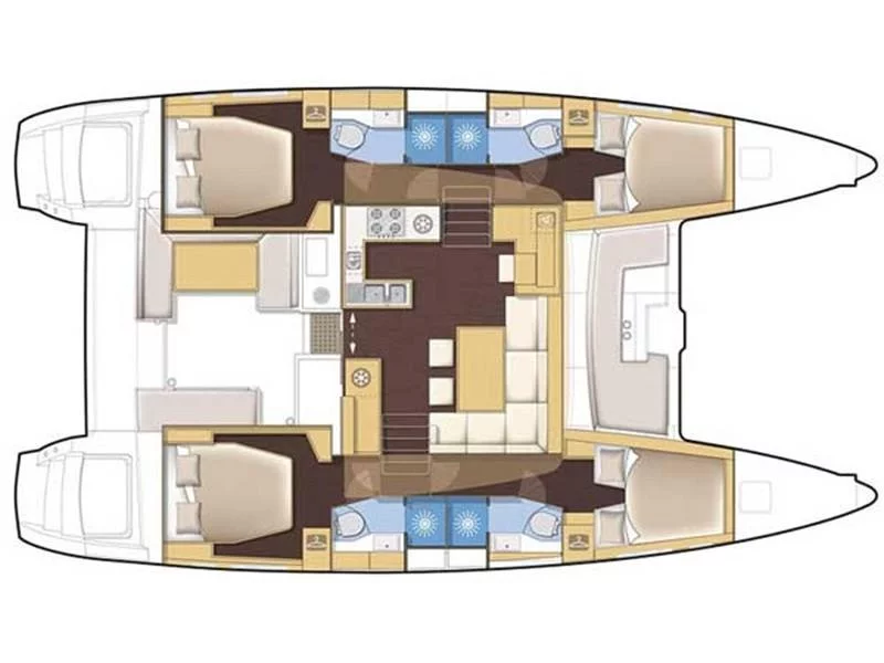 Lagoon 450 F (AF-L450F) Plan image - 10