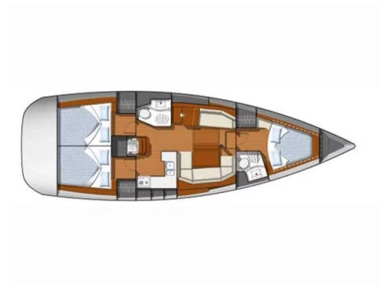 Sun Odyssey 42DS (Malandrina) Plan image - 2