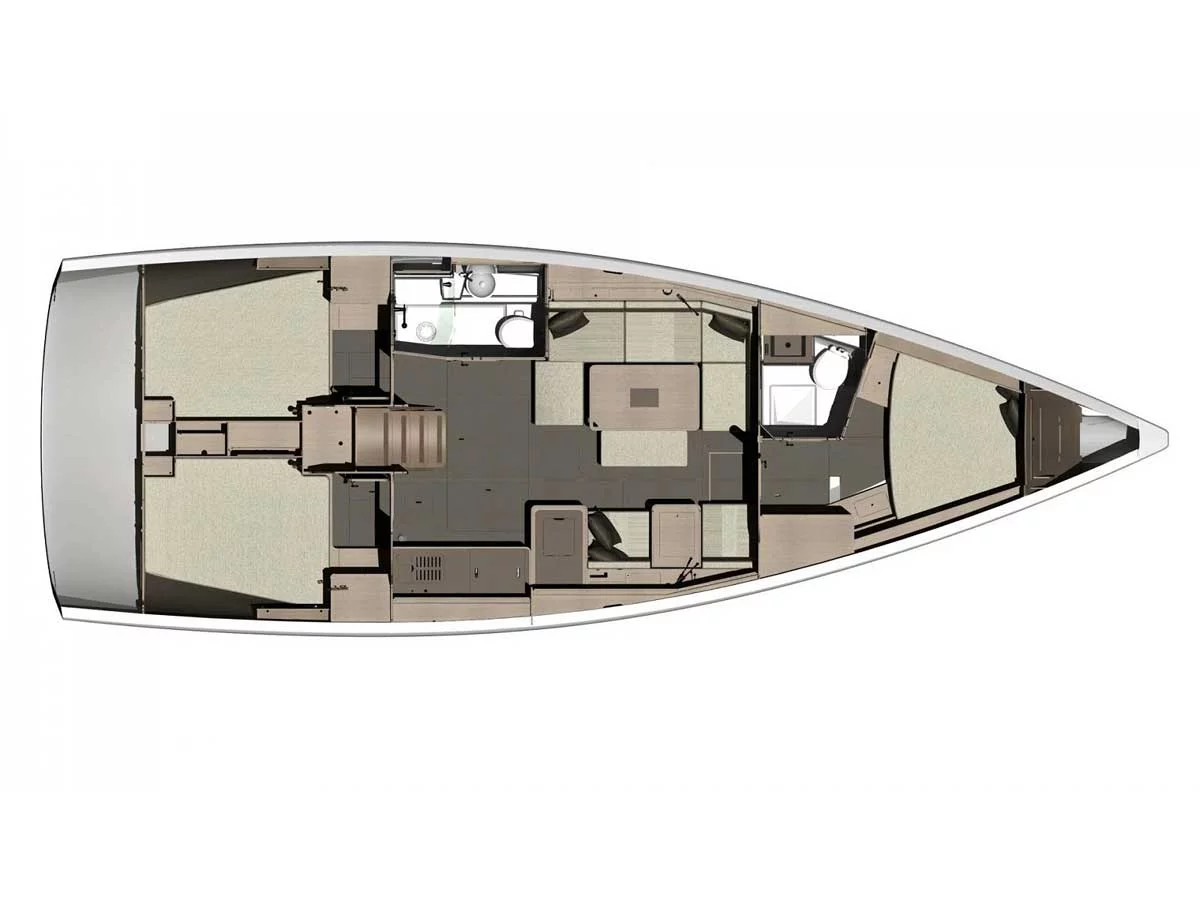 Dufour 412 Grand Large (Apus) Plan image - 9