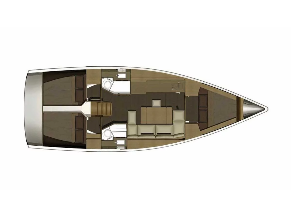 Dufour 382 Grand Large (Cetus) Plan image - 21
