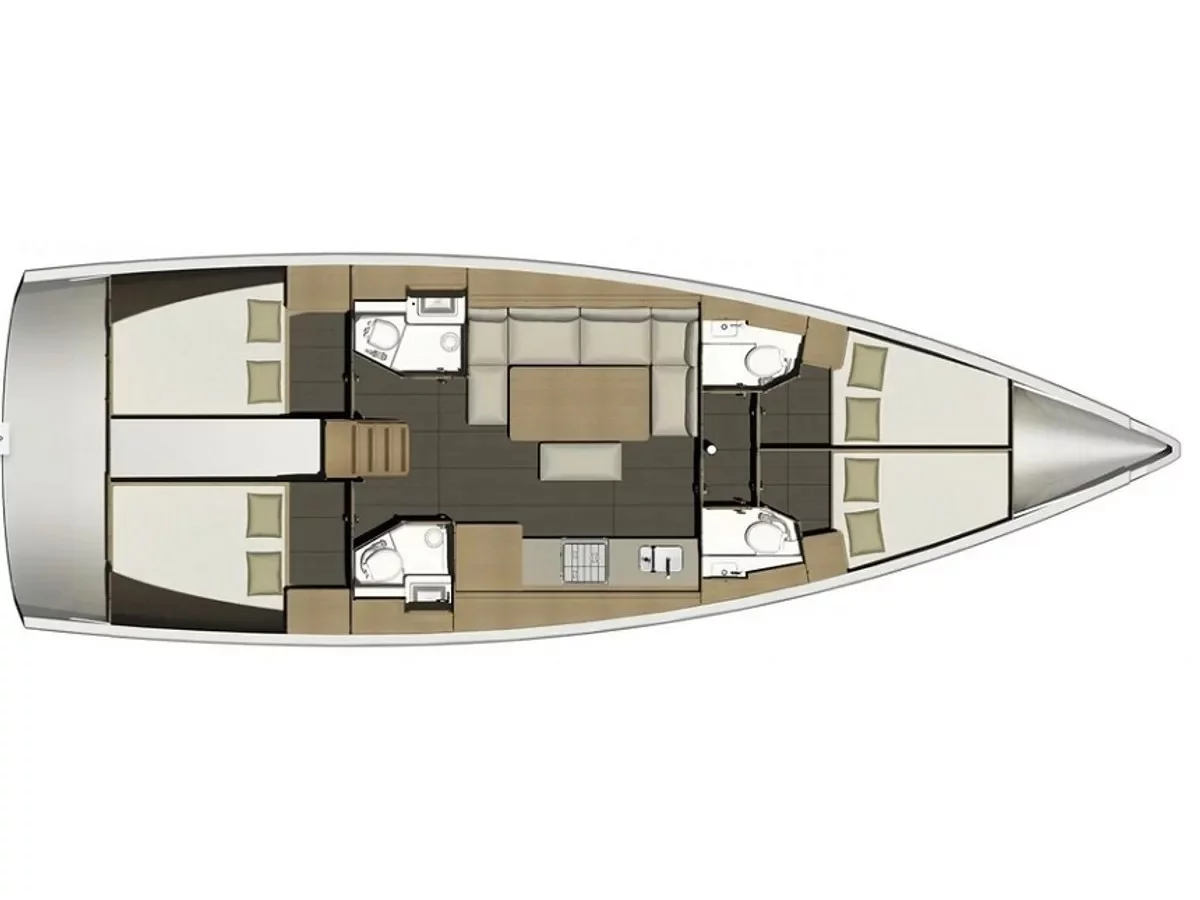 Dufour 460 Grand Large (Cygnus) Plan image - 17