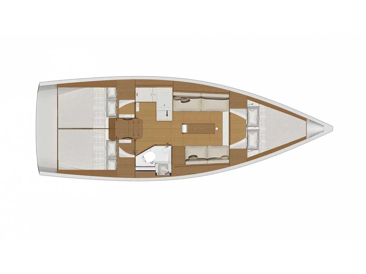 Dufour 360 Grand Large (Draco) Plan image - 10