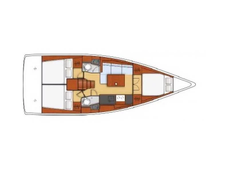Oceanis 38.1 (Hydra) Plan image - 8