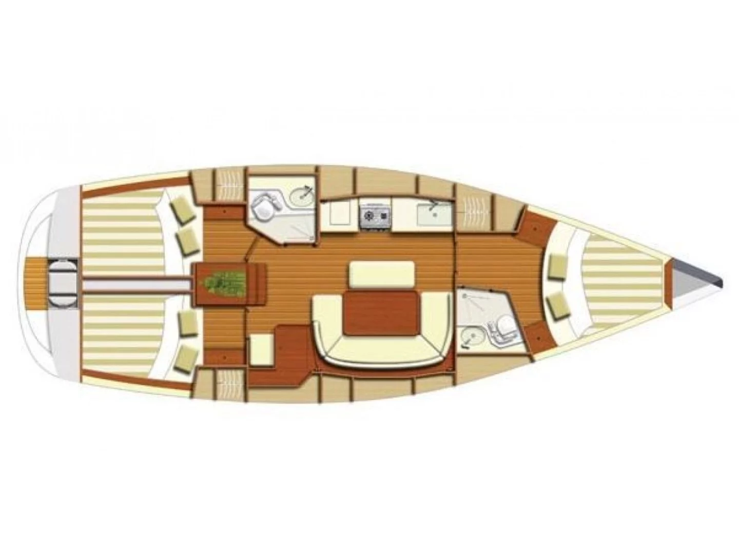 Dufour 385 Grand Large (Godspeed) Plan image - 5