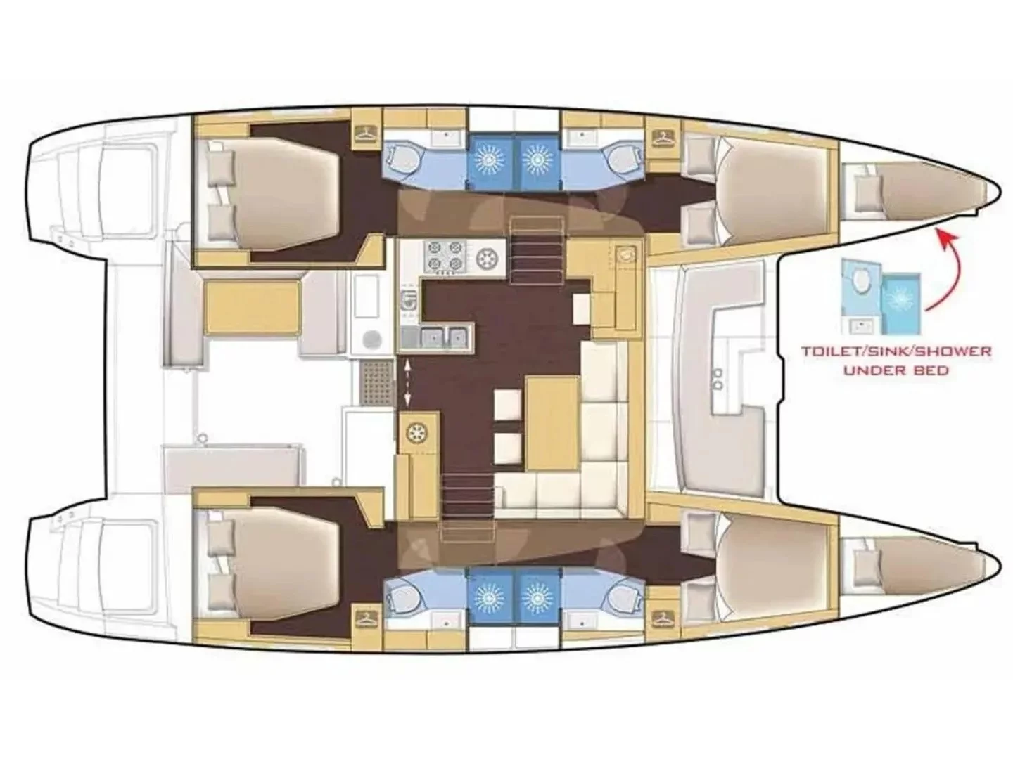 Lagoon 46 (King ViVi) Plan image - 5