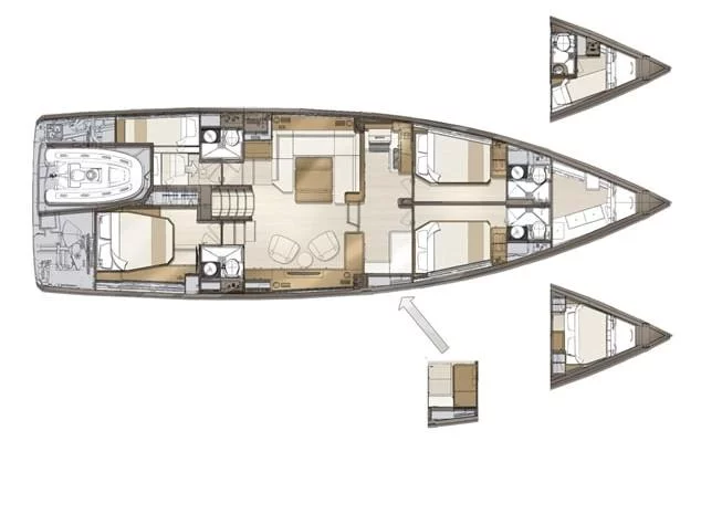 Jeanneau 60 (PROTEUS) Plan image - 7