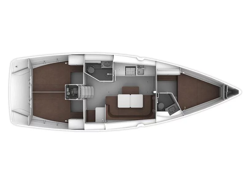 Bavaria Cruiser 41 (Fiordiligi) Plan image - 17