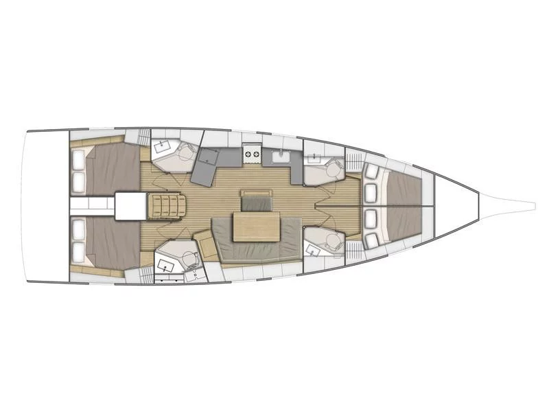 Oceanis 46.1 (Pamina) Plan image - 3