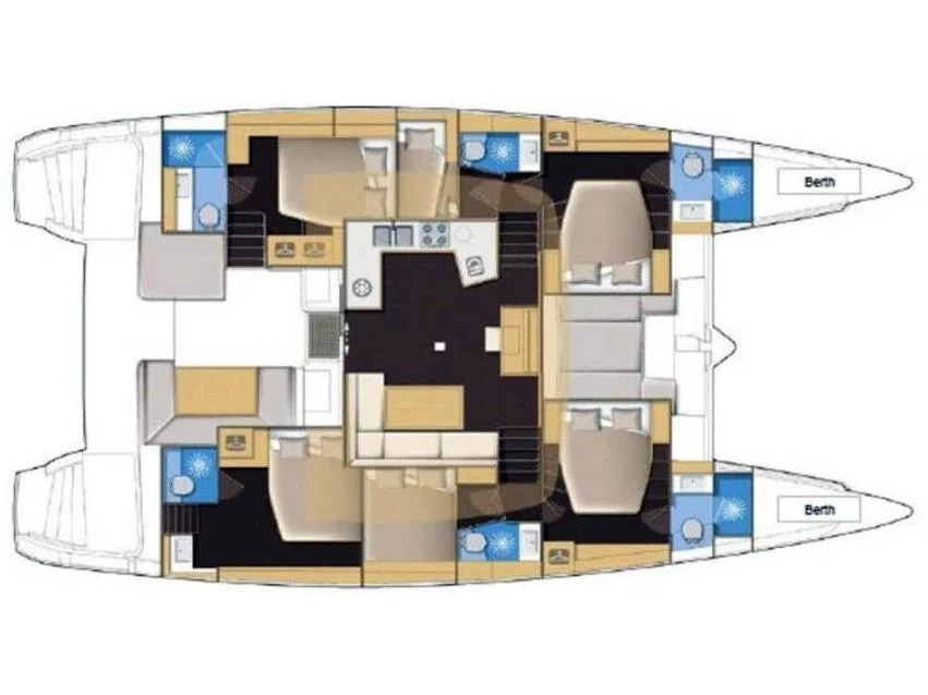 Lagoon 52F (Matarma) Plan image - 37