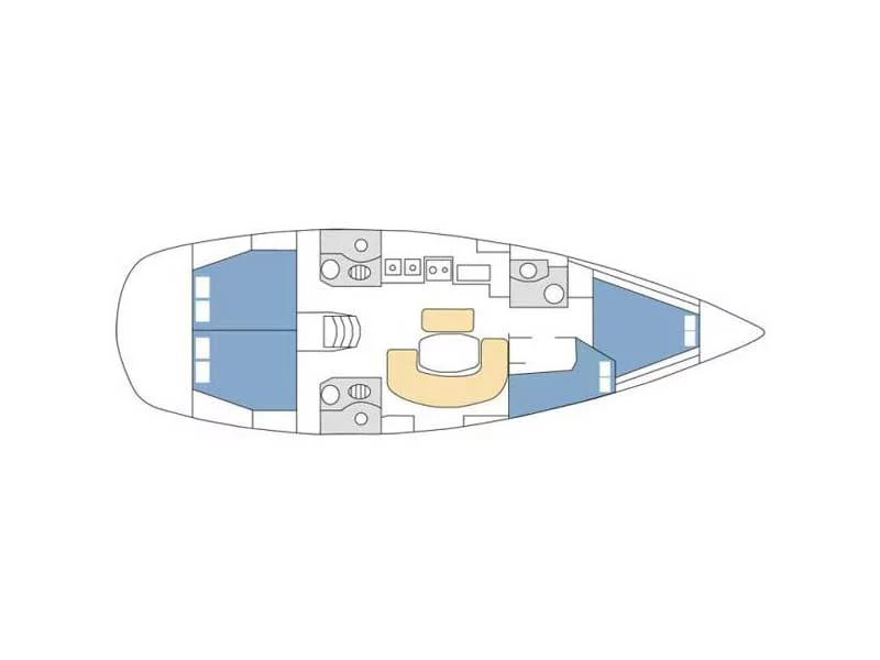 Oceanis 423 Clipper (Thalassa) Plan image - 10