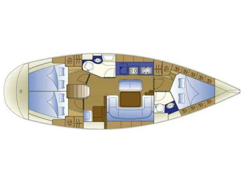 Bavaria 40 Cruiser (S/Y Philomila) Plan image - 2