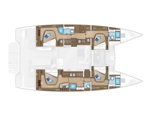 Lagoon 55 (Lady M) Plan image - 2