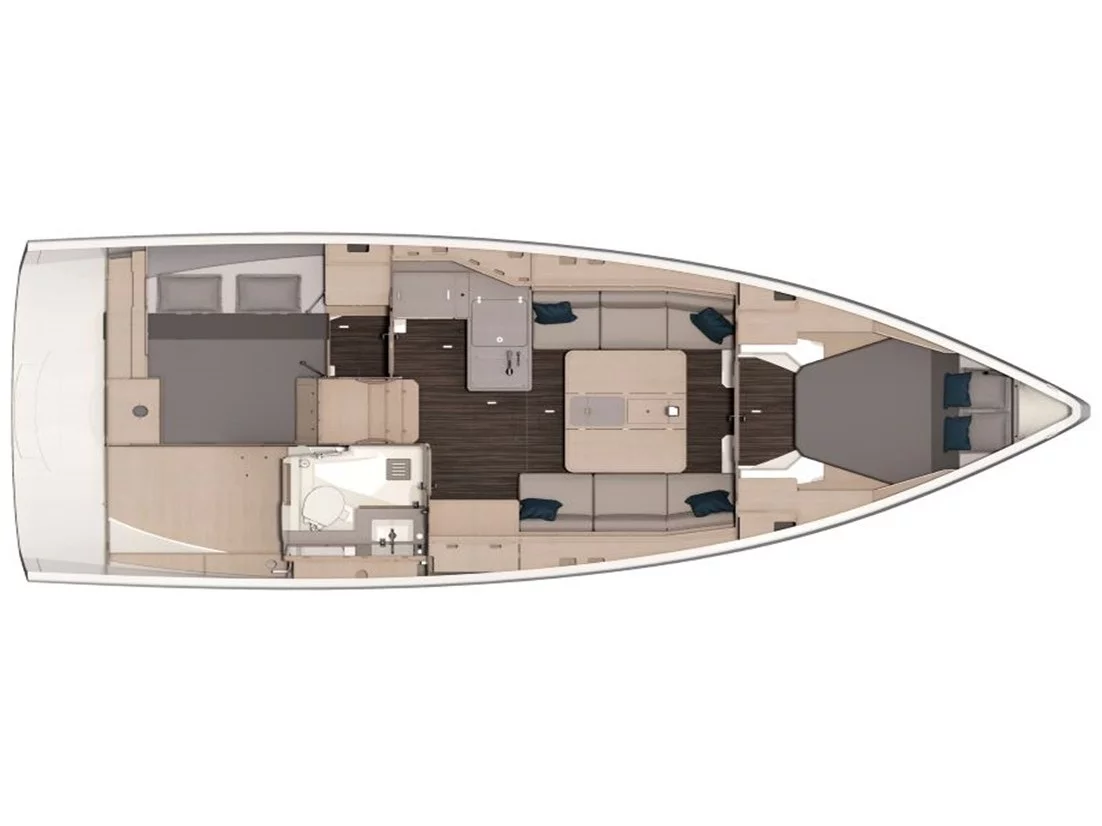 Dufour 37 (Momo) Plan image - 4