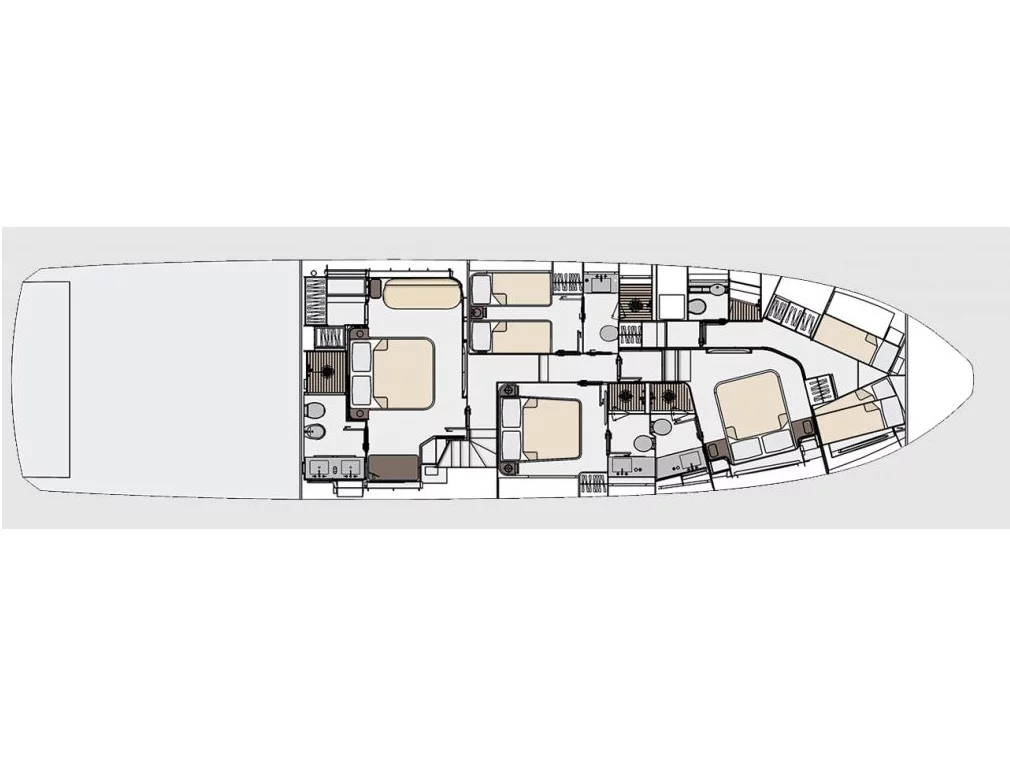 Azimut 78 Fly (Viva) Plan image - 19