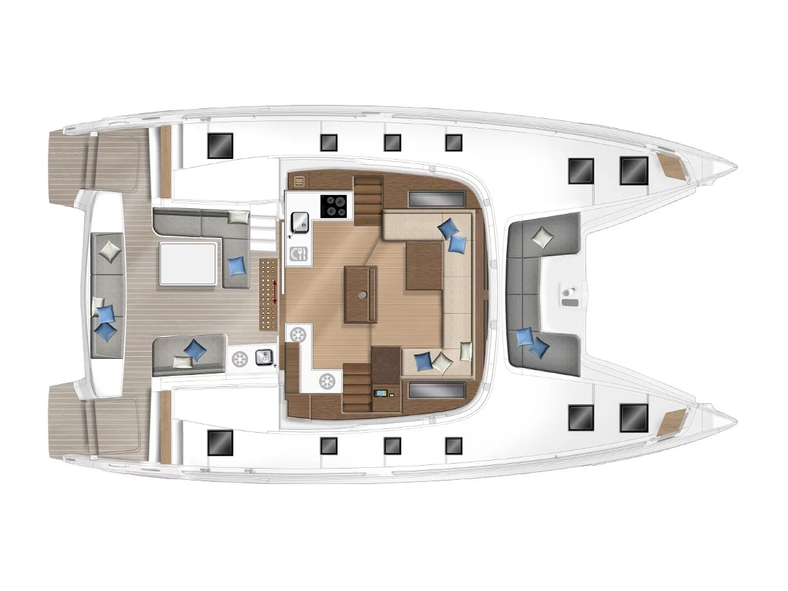 Lagoon 50 (SOPHIA) Plan image - 15
