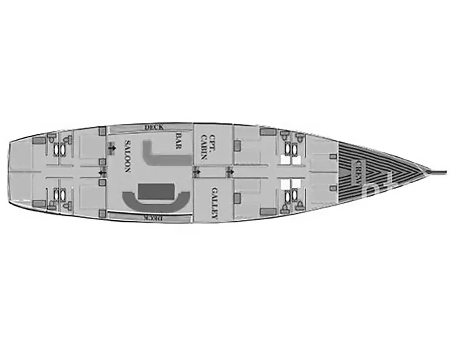 Gulet Croatia (Croatia) Plan image - 20