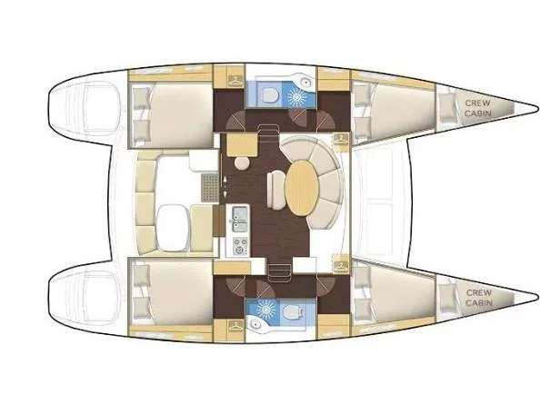 Lagoon 380 (AF-LAG380PAL) Plan image - 6