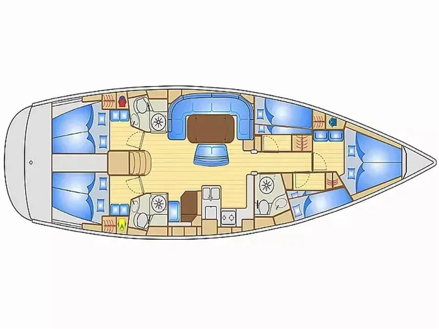 Bavaria 50 (Paolo) Plan image - 2