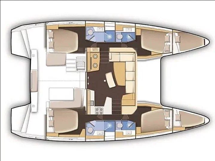 Lagoon 42 (Aria) Plan image - 1