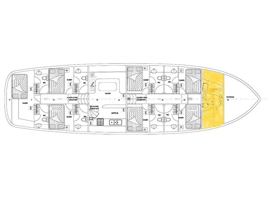 Gulet Allure (Allure) Plan image - 1