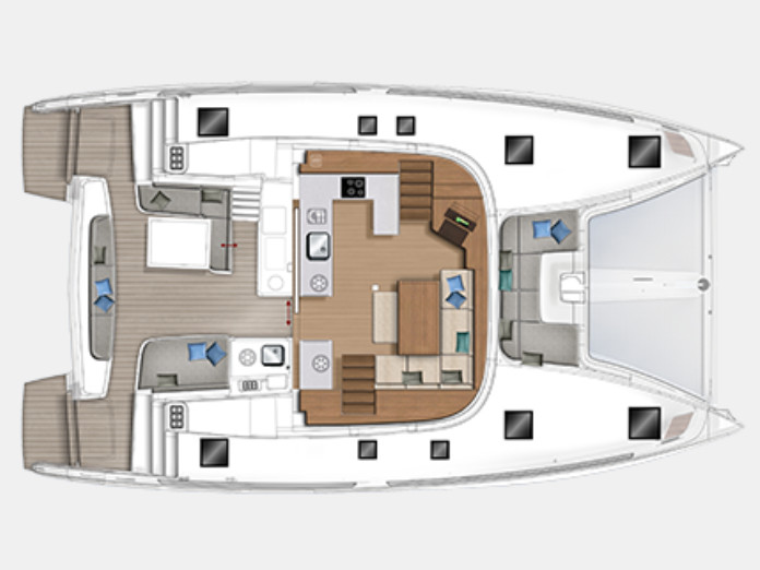 Photo #27 - Lagoon 46 Flybridge (SunDay) en Santorin - 23751