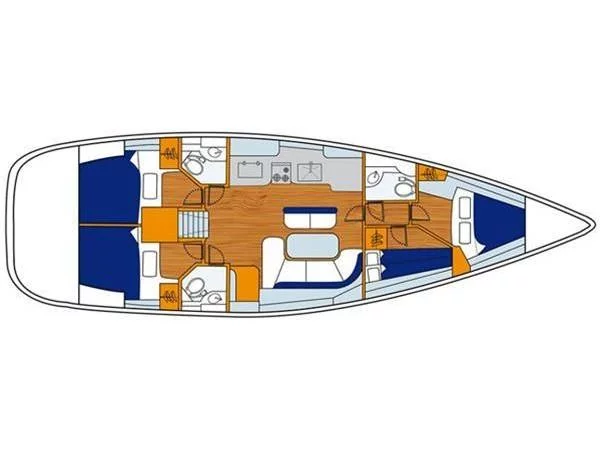 Oceanis 473 (White Lady I) Plan image - 5