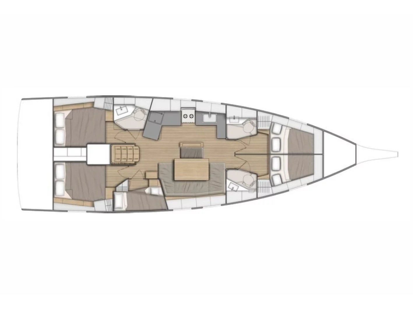 Oceanis 46.1 (Athena 5) Plan image - 20