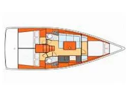 Oceanis 38.1 (Chica) Plan image - 6