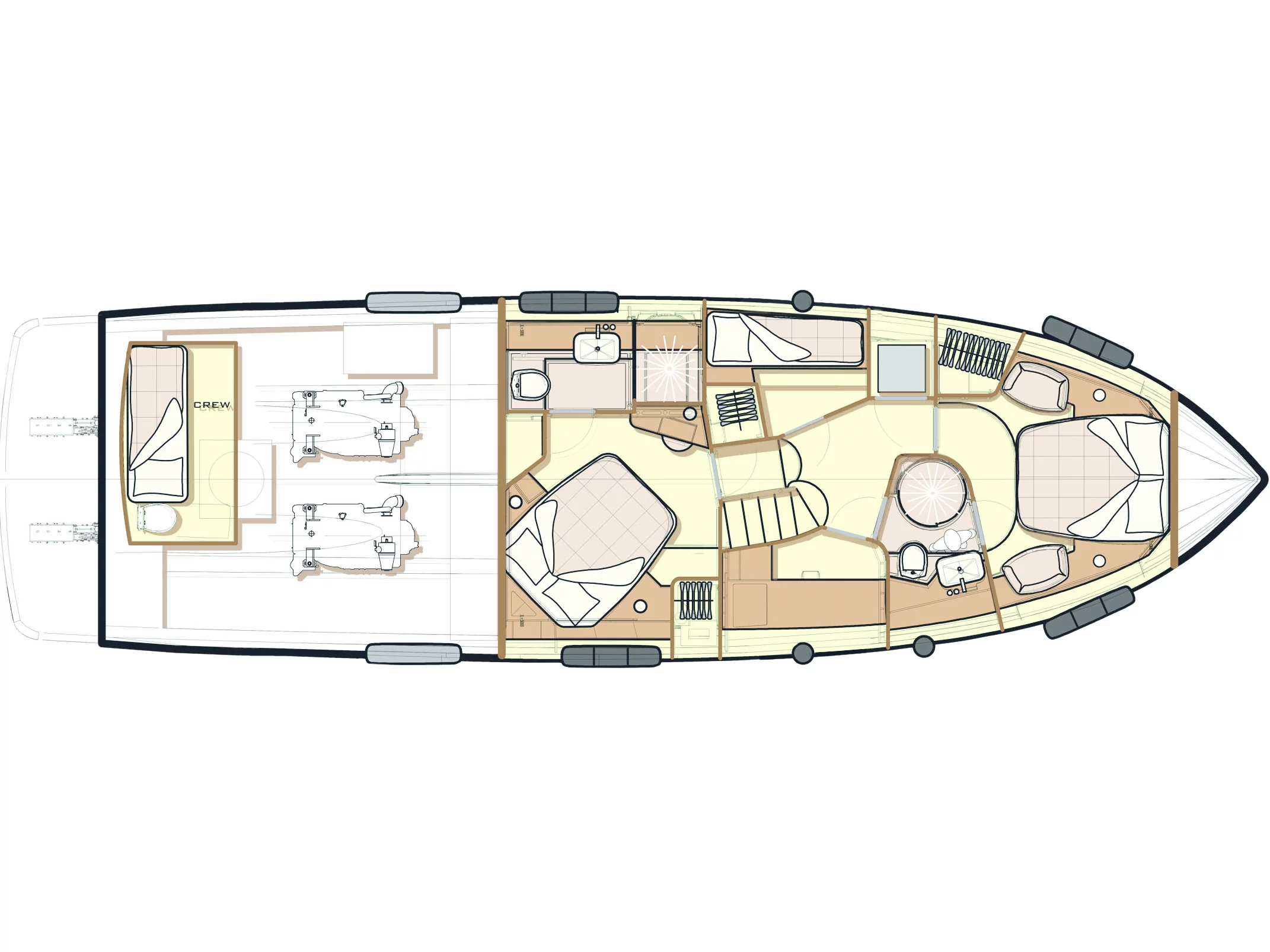Azimut Magellano 53 (CiuCiu) Plan image - 13