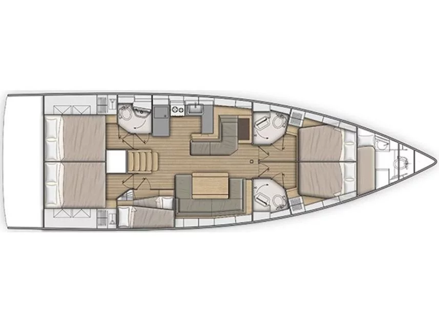 Oceanis 51.1 (Skalpel 2) Plan image - 11