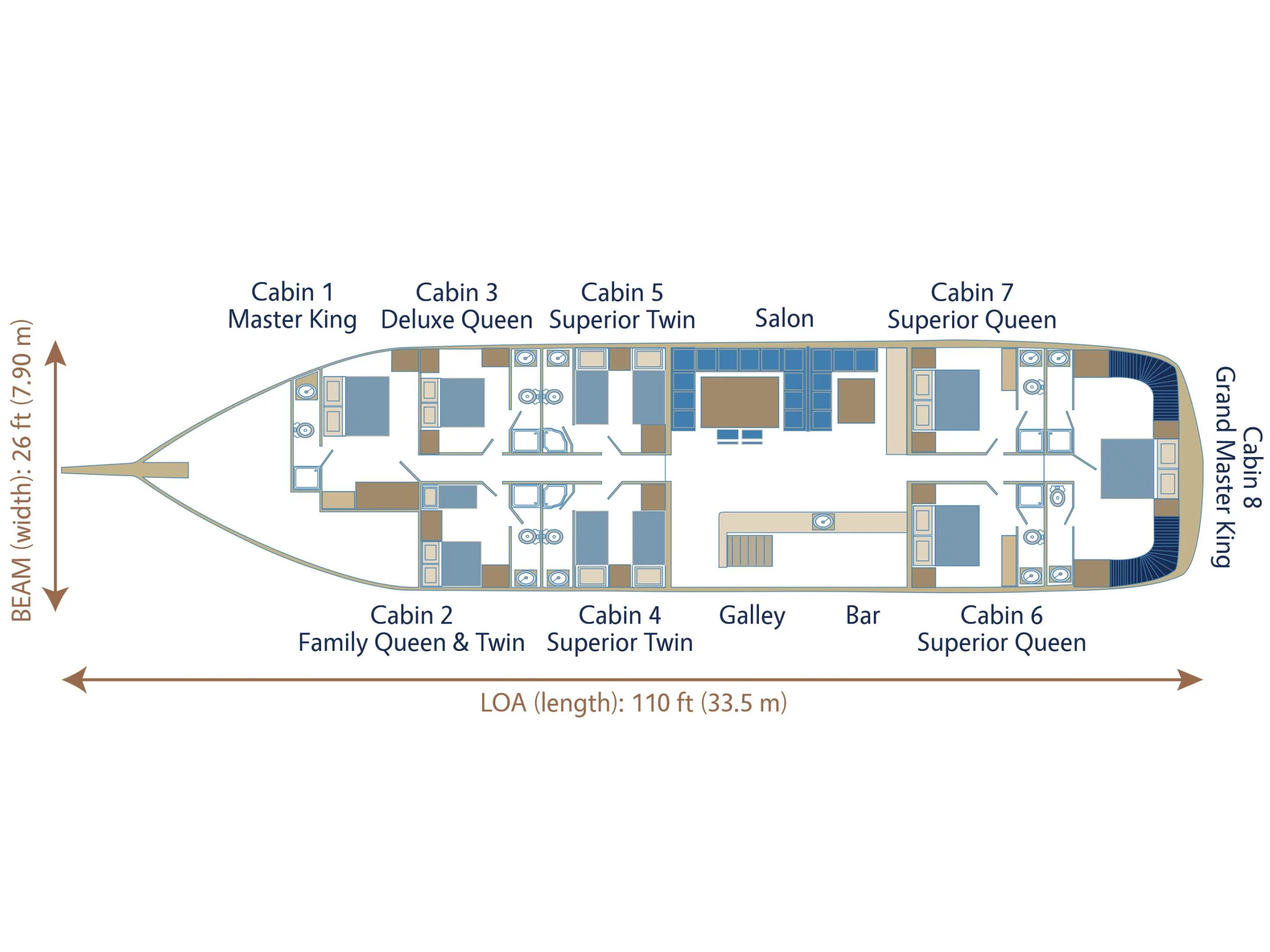 Parss - Luxury Sailing Gulet (Parss) Plan image - 54