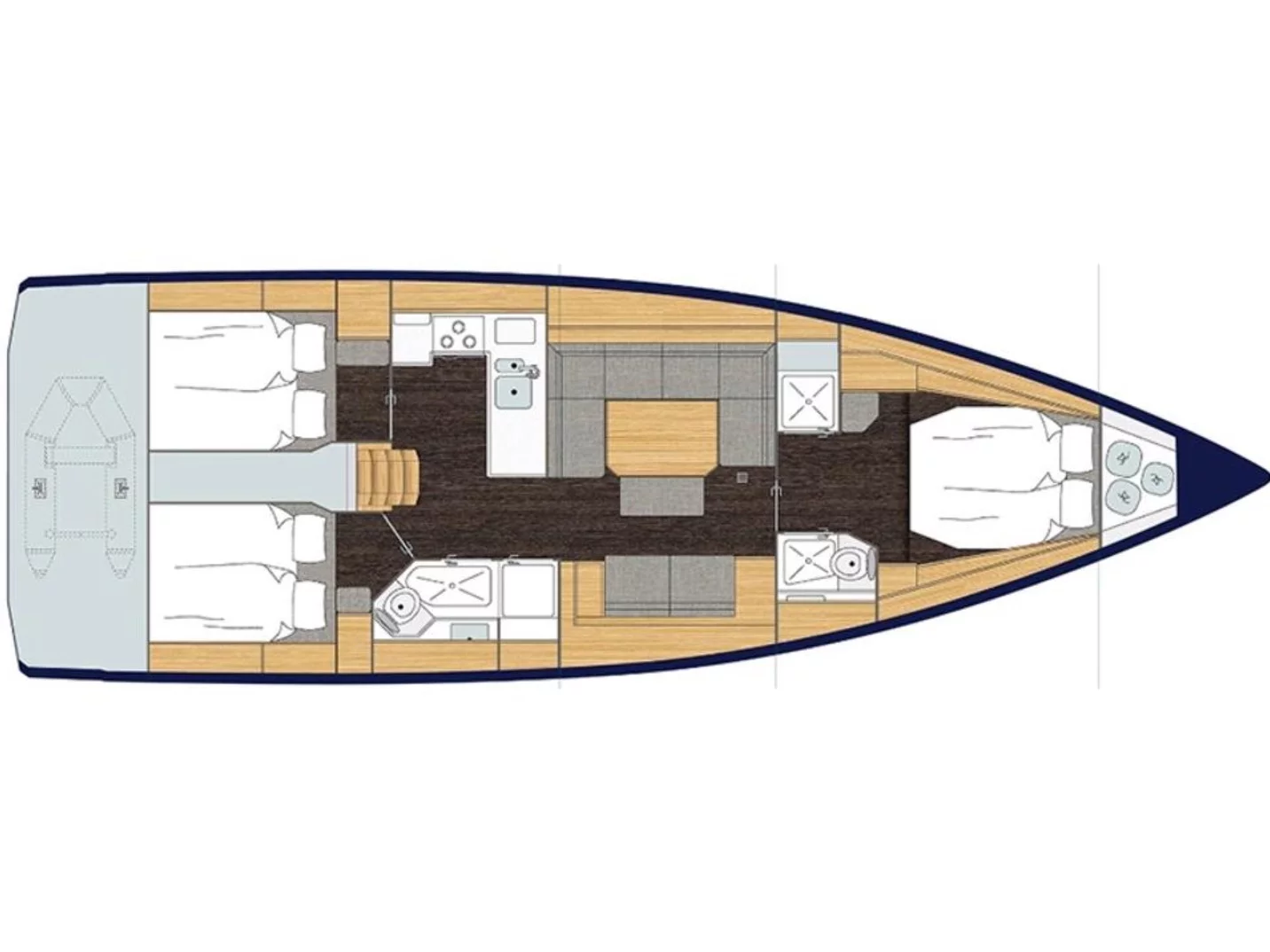 Bavaria C45 Style (Wahlheimat) Plan image - 9
