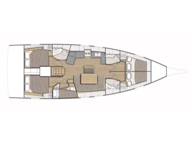 Oceanis 46.1 (Dancing Queen) Plan image - 20