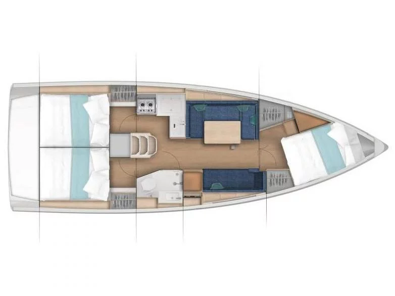 Sun Odyssey 380 (ANCSIKA) Plan image - 0