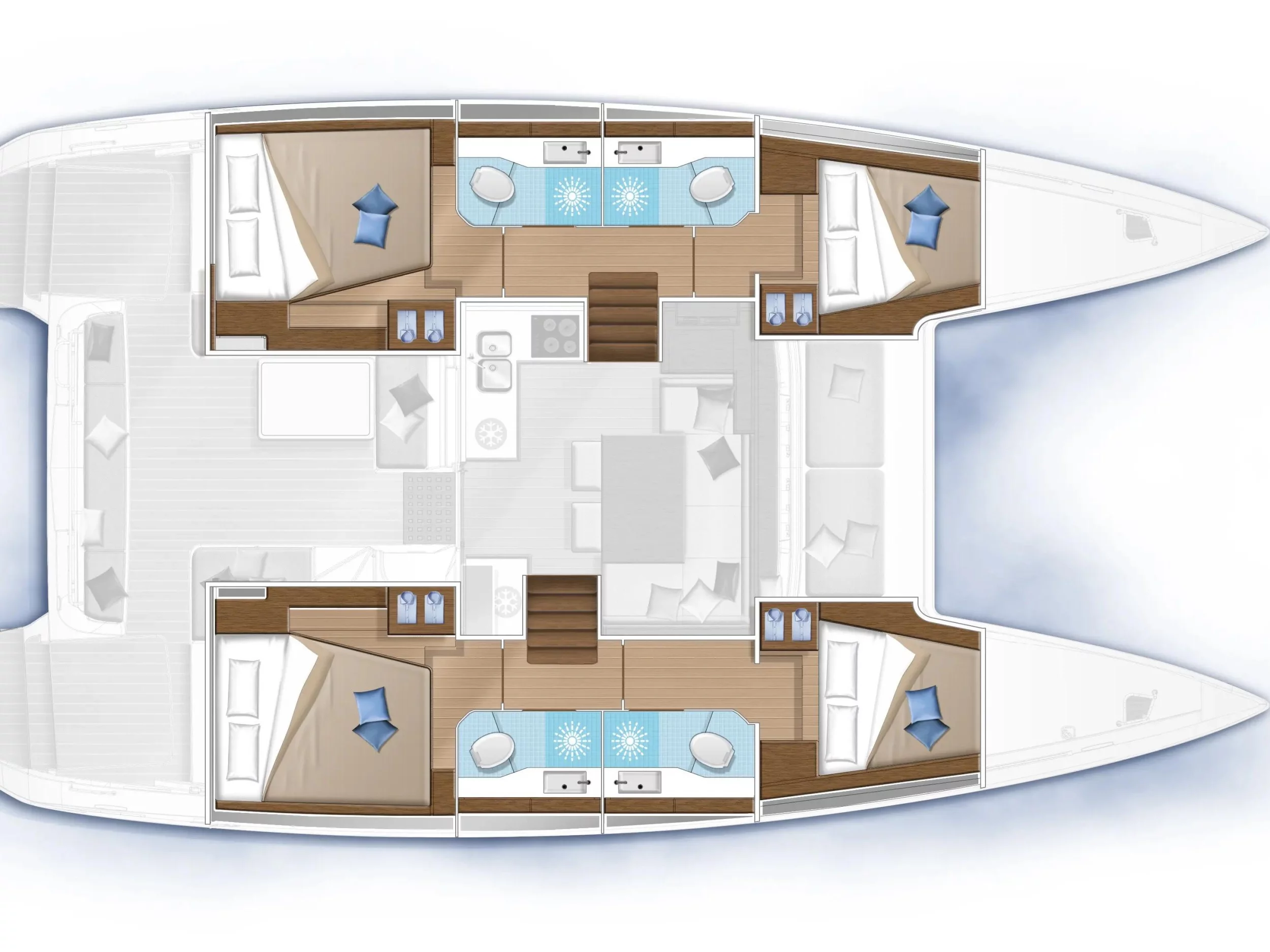 Lagoon 40 (Andromeda) Plan image - 5