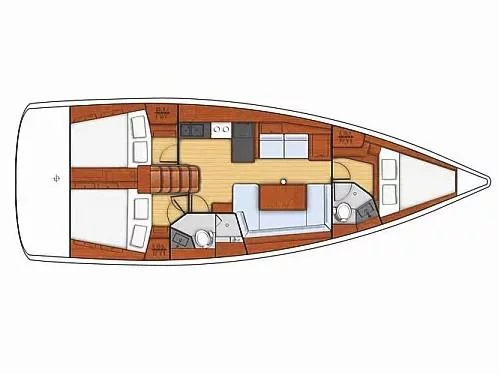Oceanis 41.1 (Kira) Plan image - 5