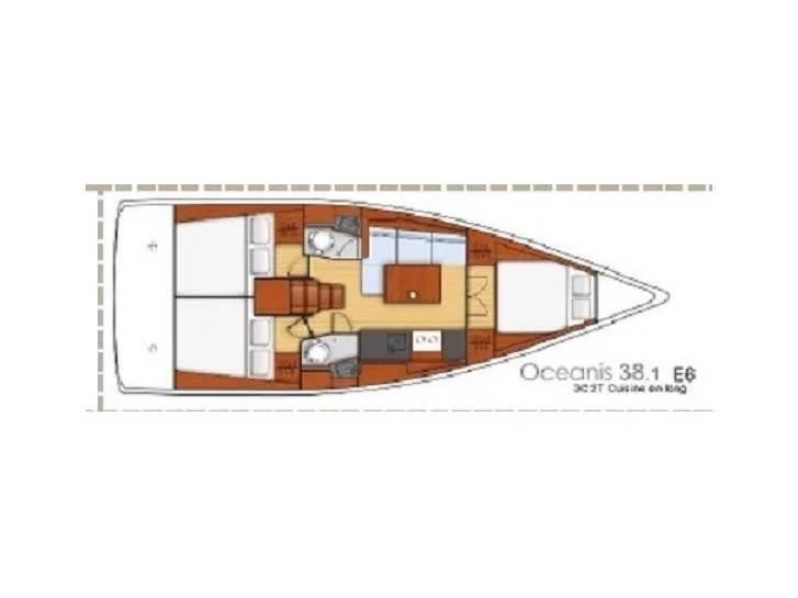Oceanis 38.1 (Elisa) Plan image - 19