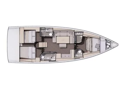 Dufour 470 (Salty) Plan image - 20