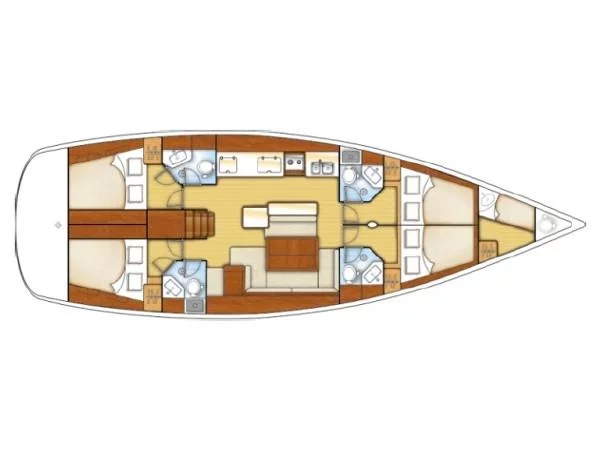 Beneteau Oceanis 50 (RHEA) Plan image - 3