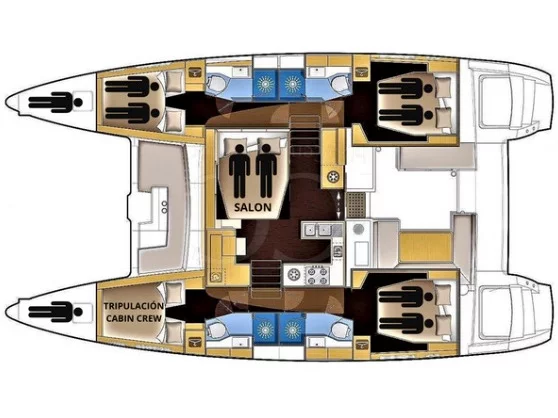 Lagoon 450 (Gran Azul) Plan image - 14