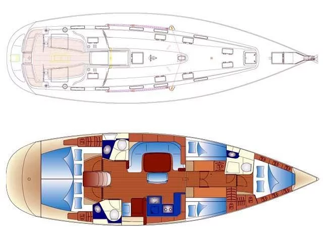 Bavaria 49 (Javelin) Plan image - 4