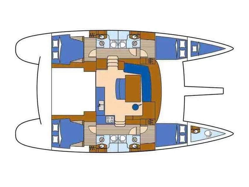 Lagoon 440 (Alice) Plan image - 3