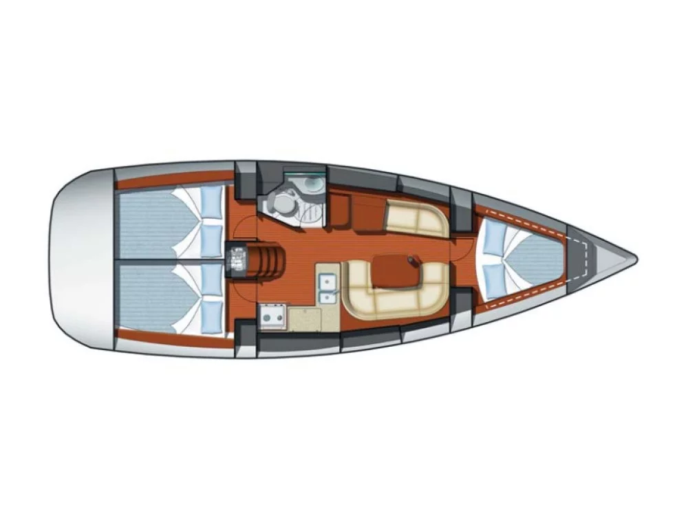 Sun Odyssey 36i (Celeste) Plan image - 1