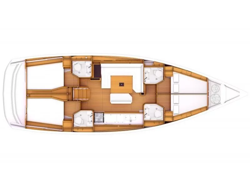 Sun Odyssey 469 (Lemon) Plan image - 1