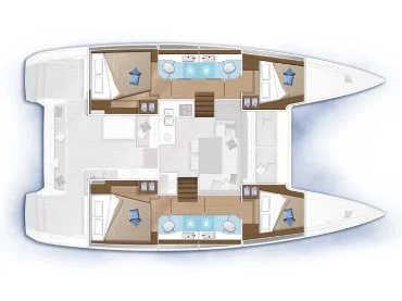Lagoon 40 (Keep Sailin VI) Plan image - 5