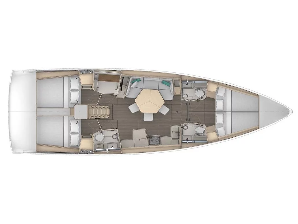 Dufour 44 (Payidar) Plan image - 1
