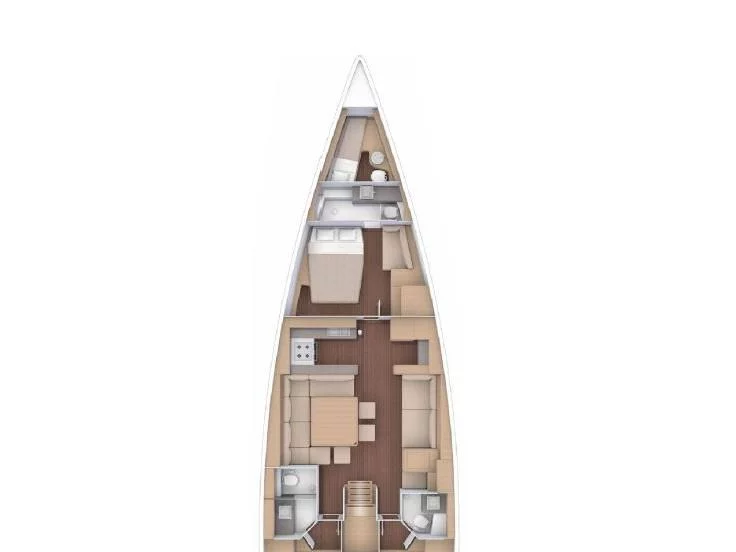Dufour 56 Exclusive Premium (Cavaliere) Plan image - 2