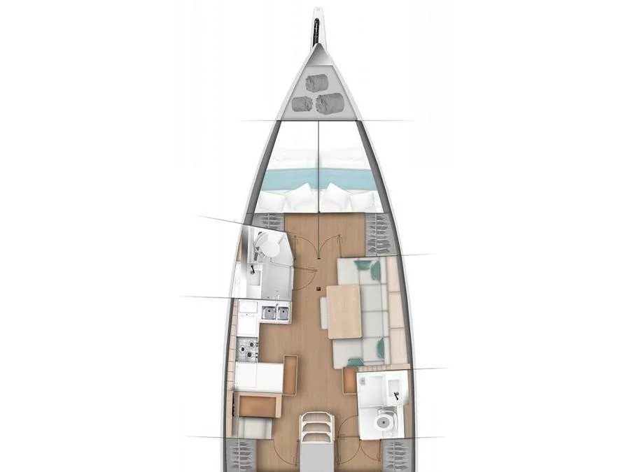 Sun Odyssey 440 (Soyka) Plan image - 12