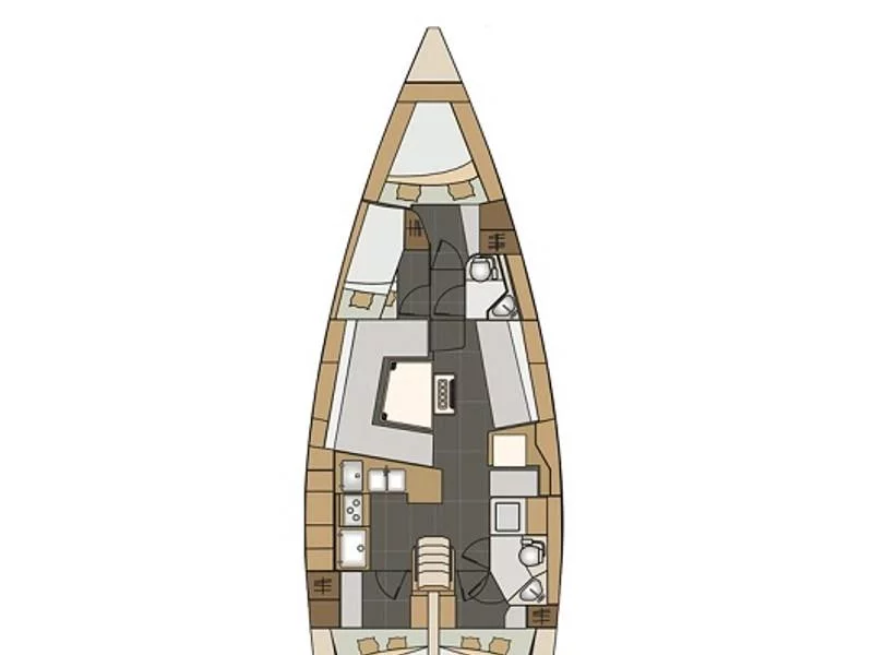 Elan Impression 45 (Lasta) Plan image - 1